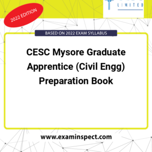 CESC Mysore Graduate Apprentice (Civil Engg) Preparation Book