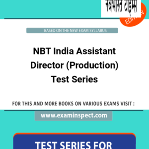 NBT India Assistant Director (Production) Test Series