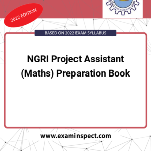 NGRI Project Assistant (Maths) Preparation Book