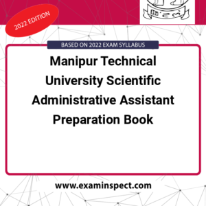 Manipur Technical University Scientific Administrative Assistant Preparation Book