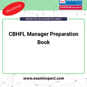CBHFL Manager Preparation Book