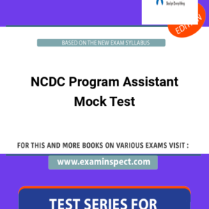 NCDC Program Assistant Mock Test