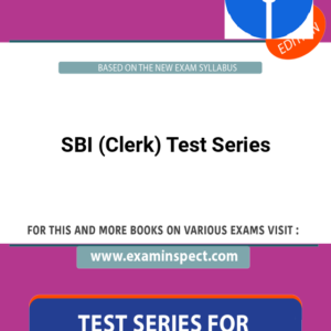 SBI (Clerk) Test Series