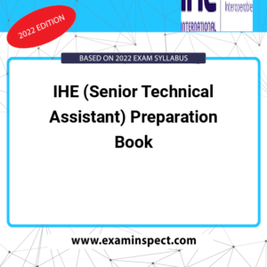 IHE (Senior Technical Assistant) Preparation Book