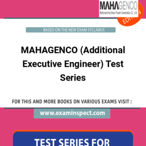 MAHAGENCO (Additional Executive Engineer) Test Series
