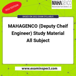 MAHAGENCO (Deputy Cheif Engineer) Study Material All Subject