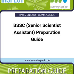 BSSC (Senior Scientist Assistant) Preparation Guide