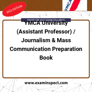 YMCA University (Assistant Professor) / Journalism & Mass Communication Preparation Book