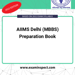 AIIMS Delhi (MBBS) Preparation Book