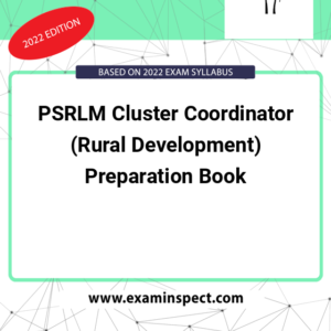 PSRLM Cluster Coordinator (Rural Development) Preparation Book