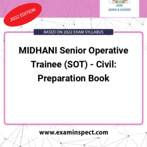 MIDHANI Senior Operative Trainee (SOT) - Civil: Preparation Book