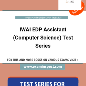 IWAI EDP Assistant (Computer Science) Test Series