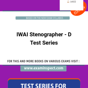 IWAI Stenographer - D Test Series