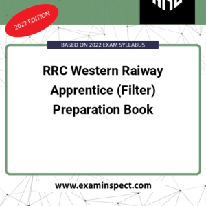 RRC Western Raiway Apprentice (Filter) Preparation Book