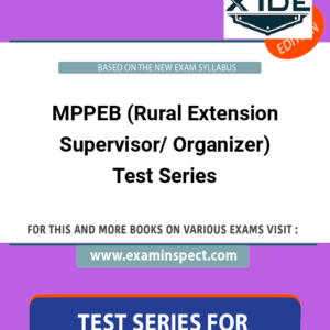 MPPEB (Rural Extension Supervisor/ Organizer) Test Series