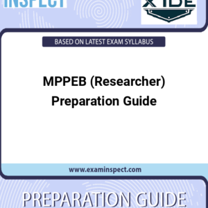 MPPEB (Researcher) Preparation Guide