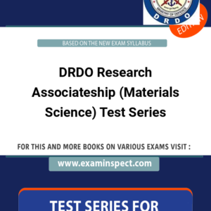 DRDO Research Associateship (Materials Science) Test Series