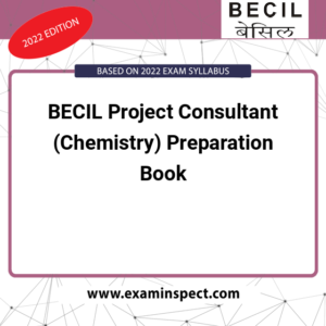 BECIL Project Consultant (Chemistry) Preparation Book