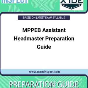 MPPEB Assistant Headmaster Preparation Guide
