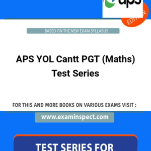 APS YOL Cantt PGT (Maths) Test Series