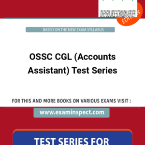 OSSC CGL (Accounts Assistant) Test Series