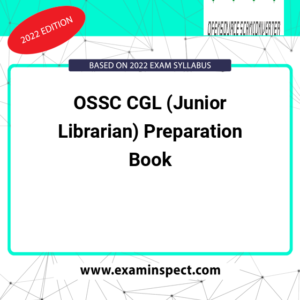 OSSC CGL (Junior Librarian) Preparation Book