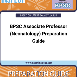 BPSC Associate Professor (Neonatology) Preparation Guide