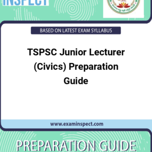 TSPSC Junior Lecturer (Civics) Preparation Guide