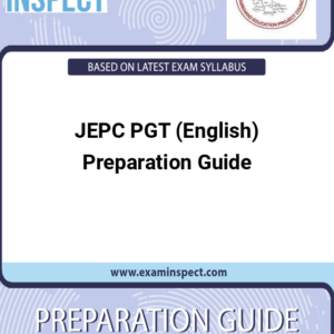 JEPC PGT (English) Preparation Guide