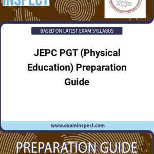 JEPC PGT (Physical Education) Preparation Guide