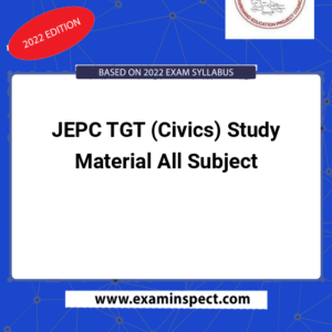 JEPC TGT (Civics) Study Material All Subject