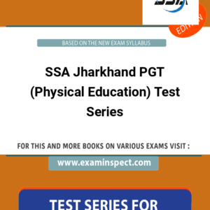 SSA Jharkhand PGT (Physical Education) Test Series