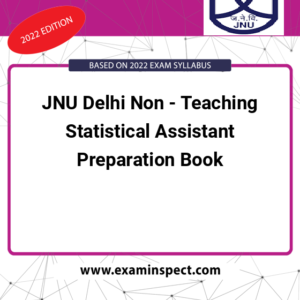 JNU Delhi Non - Teaching Statistical Assistant Preparation Book