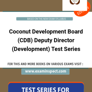 Coconut Development Board (CDB) Deputy Director (Development) Test Series
