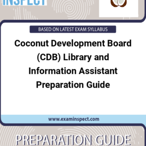 Coconut Development Board (CDB) Library and Information Assistant Preparation Guide