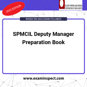 SPMCIL Deputy Manager Preparation Book