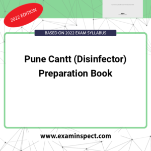 Pune Cantt (Disinfector) Preparation Book