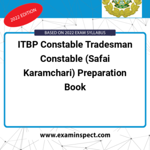 ITBP Constable Tradesman Constable (Safai Karamchari) Preparation Book