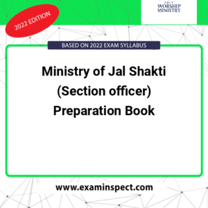 Ministry of Jal Shakti (Section officer) Preparation Book