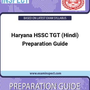 Haryana HSSC TGT (Hindi) Preparation Guide