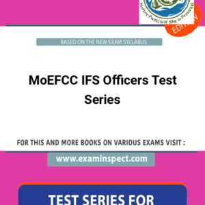 MoEFCC IFS Officers Test Series