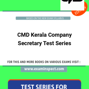 CMD Kerala Company Secretary Test Series