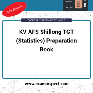 KV AFS Shillong TGT (Statistics) Preparation Book
