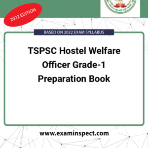 TSPSC Hostel Welfare Officer Grade-1 Preparation Book