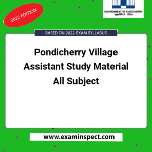 Pondicherry Village Assistant Study Material All Subject
