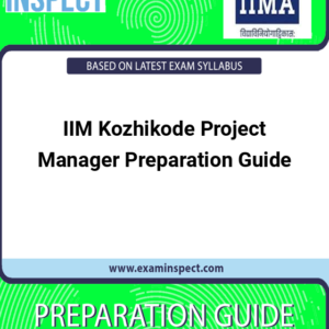 IIM Kozhikode Project Manager Preparation Guide
