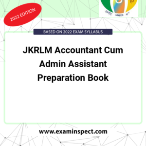 JKRLM Accountant Cum Admin Assistant Preparation Book