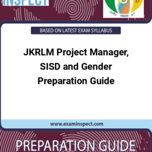 JKRLM Project Manager, SISD and Gender Preparation Guide