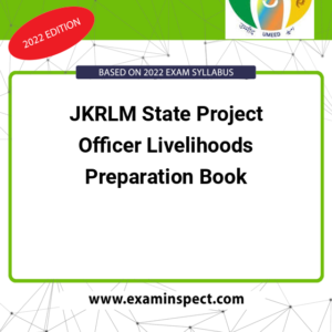 JKRLM State Project Officer Livelihoods Preparation Book