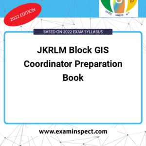 JKRLM Block GIS Coordinator Preparation Book